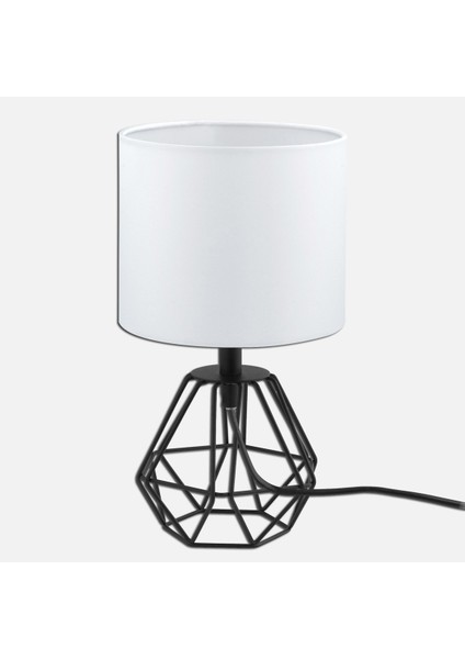 Carlton 1X40W Abajur Beyaz