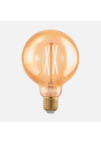 LED Globe G95 4W Amber 1700K Ampul