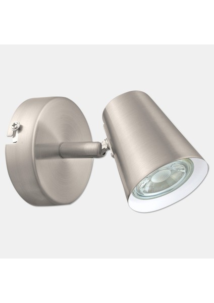 Travale 3.3 W Ledli GU10 Duy Yuvarlak Sıvaüstü Spot 1 Adet Gümüş