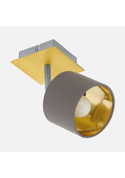 Valbiano 40 W E14 Duy Yuvarlak Sıvaüstü Spot 1 Adet Sarı