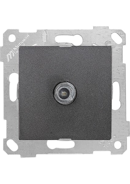 Rita Mekanizmalı Tuş Sat Prizi (Sonlu) Füme