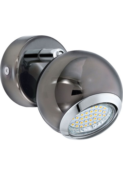 Bimeda 3 W Ledli GU10 Duy Yuvarlak Sıvaüstü Spot 1 Adet Füme