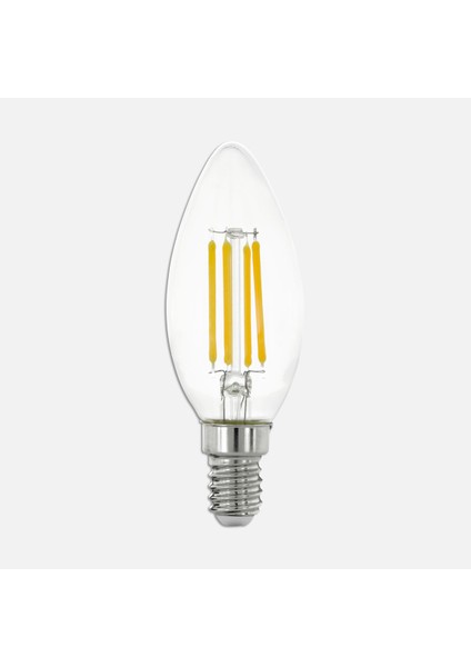Şeffaf 4 W Mum E14 Duy LED Ampul