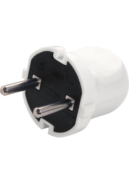 Mimoza 2,5 A Erkek Fiş Beyaz