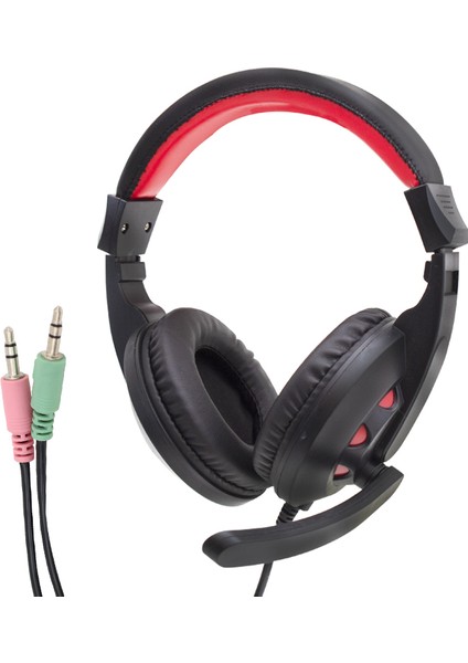 Magıcvoıce A-65 Misde 3.5mm Aux Girişli Rgb Işıklı Kulaküstü Mikrofonlu Oyuncu Kulaklık (44DEX34)