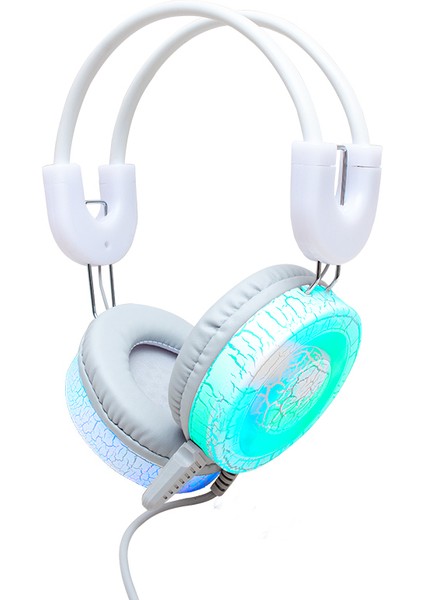 Magıcvoıce H5 3.5mm Aux Girişli Stereo Kulaküstü Ledli Mikrofonlu Oyuncu Kulaklık (44DEX34)