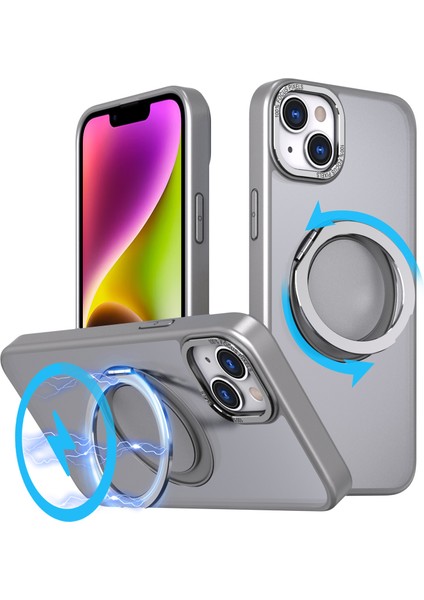 iPhone 14 Plus Manyetik Telefon Kılıfı (Yurt Dışından)