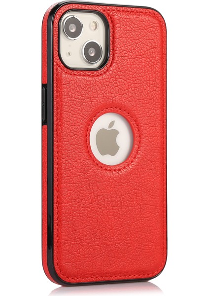 iPhone 14 Plus Tpu+Pu Deri Şok Geçirmez Arka Kapak (Yurt Dışından)