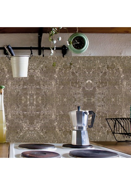 Tink Pvc Panel Kahve Bulut 41X62CM