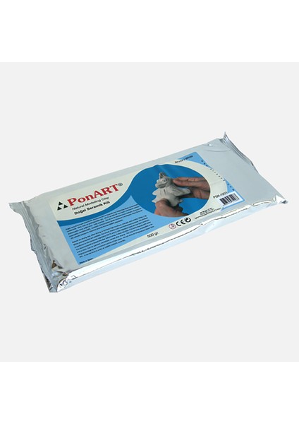Ponart Seramik Kili Beyaz 500 gr