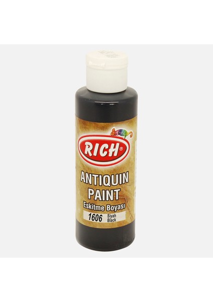 Rich Antıquin Eskitme Boya Siyah 130 cc