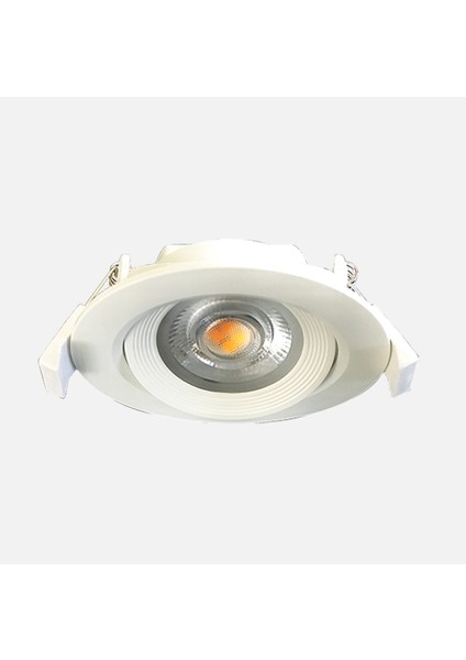 6.5 W Ledli LED Duy Yuvarlak Gömme Spot 1 Adet Beyaz