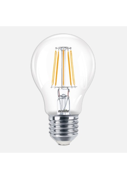 Filament G35 6.5 W Sarı Klasik E27 Duy 2'li LED Ampul