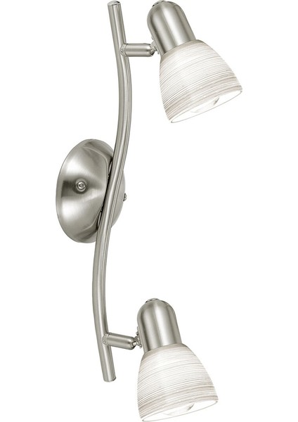 Dakar 40 W E14 Duy Yuvarlak Sıvaüstü Spot 2 Adet Gümüş