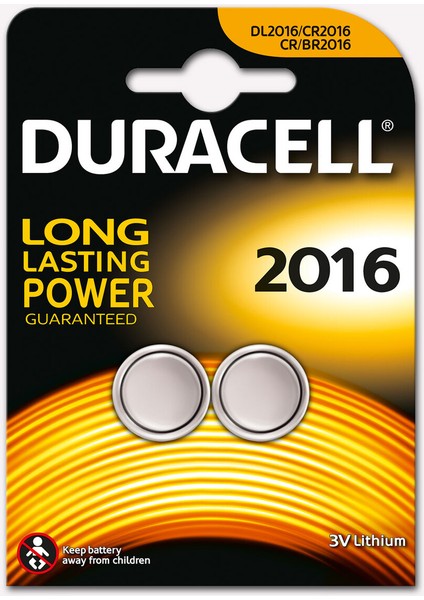 Düğme Pil 2016 2'li 3VOLT