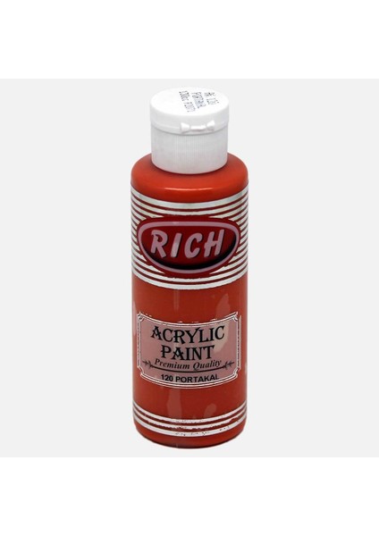 Rich Akrilik Boya Orange 130 cc