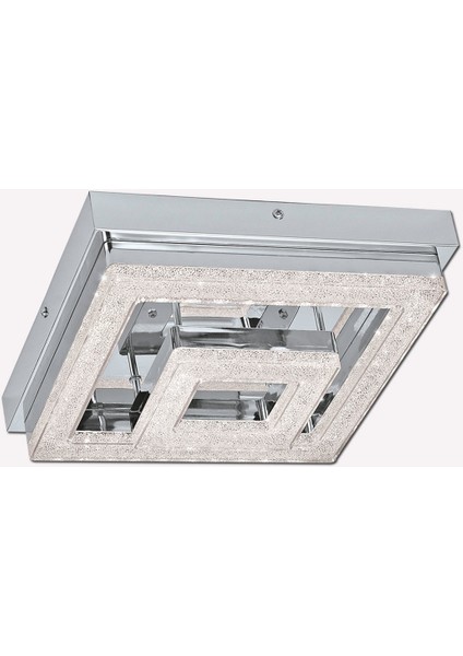Fradelo 12 W Ledli LED Duy Yuvarlak Sıvaüstü Spot 1 Adet Gümüş