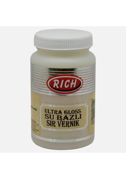 Rich Ultra Gloss Su Bazlı Sır Vernik 250 cc