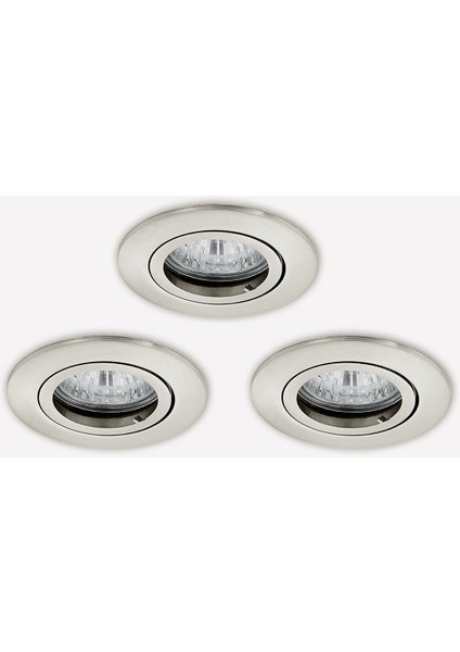 Tedo 5 W Ledli LED Duy Yuvarlak Sıvaaltı Spot 1 Adet Nikel