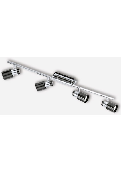 Davida 5 W GU10 Duy Yuvarlak Sıvaüstü Spot 1 Adet Krom