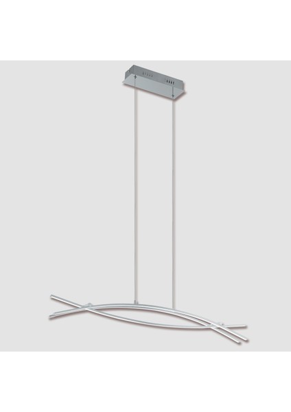 Nevado Alüminyum Kelebek Tekli Modern Ledli Sarkıt Gümüş