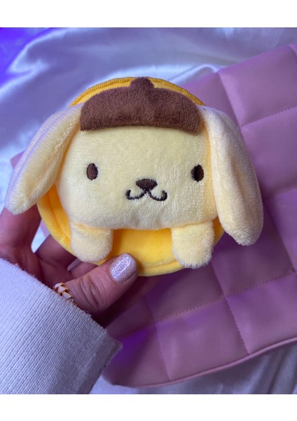 Sanrıo Karakterli Pompompurin Cüzdan, Anahtarlık Çanta Süsü modelleri