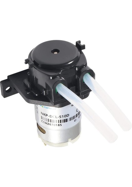12 V Peristaltik Sıvı Pompası - Dozaj Su Pompası Silikon Tüp - NKP-DCL-S10D Siyah fiyatları