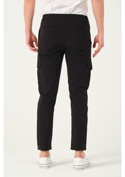 Erkek Regular Fit Kargo Cepli Jogger Spor Pantolon