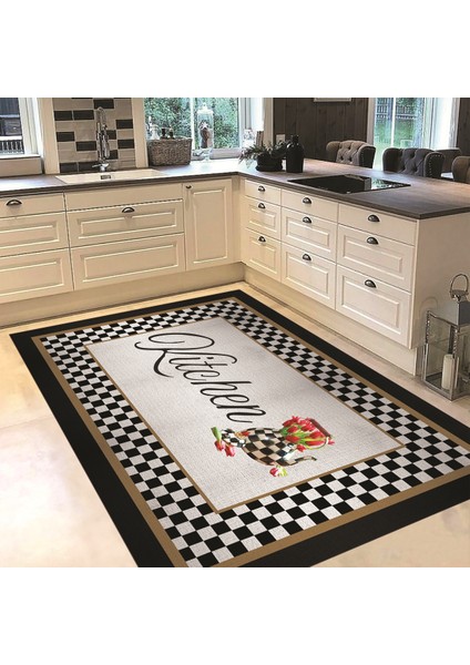 Dijital Baskılı Kaymaz Taban Yıkanabilir Mutfak Halısı Yolluk, V-Mutfak-48-Renkli, fiyatları