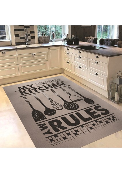 Dijital Baskılı Kaymaz Taban Yıkanabilir Mutfak Halısı Yolluk, V-Mutfak-47-Vizon, fiyatları