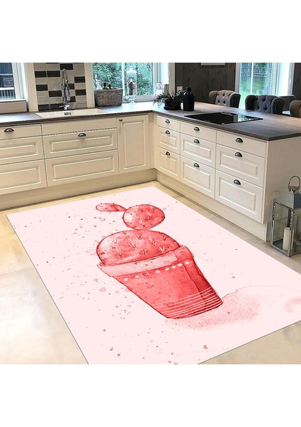 Dijital Baskılı Kaymaz Taban Yıkanabilir Mutfak Halısı Yolluk, V-Mutfak-20-Kırmızı, fiyatları