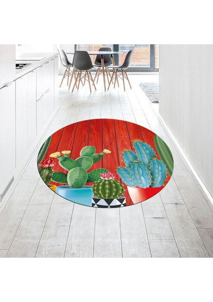 Dijital Baskılı Kaymaz Taban Yıkanabilir Yuvarlak Mutfak Halısı Yolluk, V-Y-Mutfak-24-Renkli,