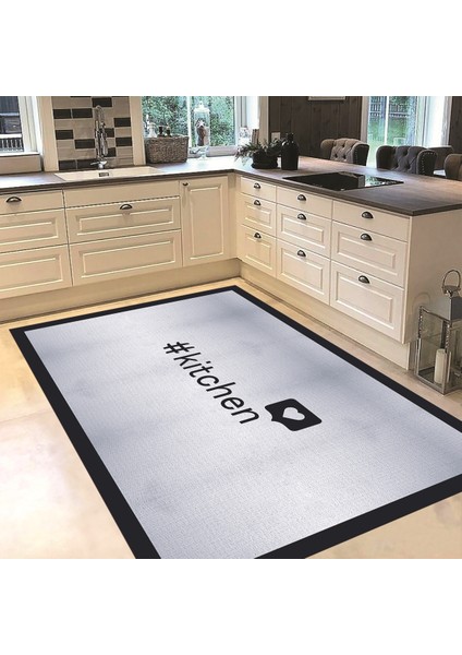 Dijital Baskılı Kaymaz Taban Yıkanabilir Mutfak Halısı Yolluk, V-Mutfak-02-Mavi, fiyatları