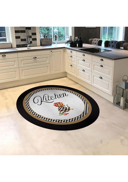 Dijital Baskılı Kaymaz Taban Yıkanabilir Yuvarlak Mutfak Halısı Yolluk, V-Y-Mutfak-48-Renkli, fiyatları