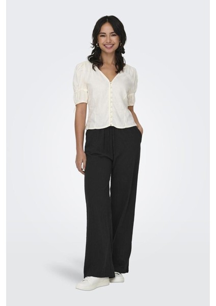 Onltızana Cotton Loose Pants Wvn 15319090 Siyah