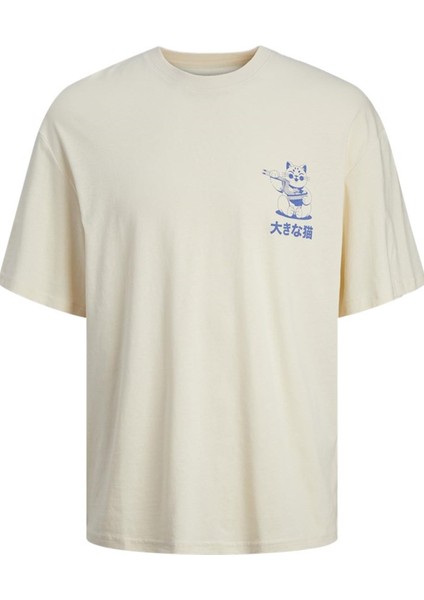 Jortokyo Market Tee Ss Crew Neck Tg Ln 12256932 Krem