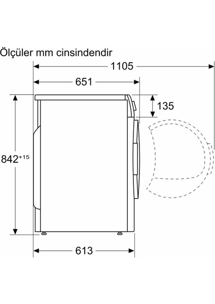 WTW85410TR A++ 8 kg Çamaşır Kurutma Makinesi