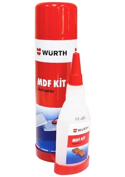 Mdf Kit Aktivatör Hızlı Yapıştırıcı 100 ml + 500 ml-Würth