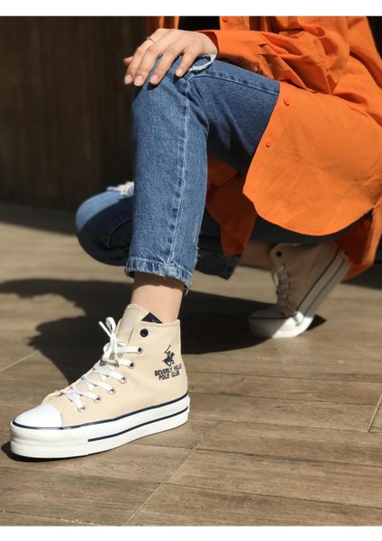 Keten Bileği Uzun Convers Sneaker Ayakkabı Kadın