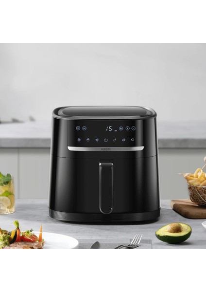 Mi Robot Premium Performans Akıllı Robot Süpürge, Mi Smart Air Fryer Aile Boyu 6 Lt,lambader