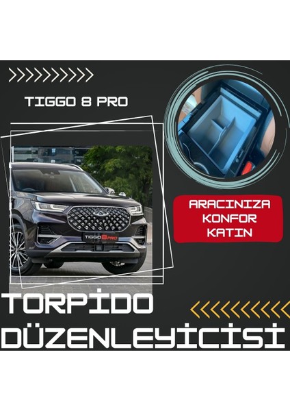 Topraks Shop Chery Tiggo 8 Pro Orta Konsol Düzenleyici