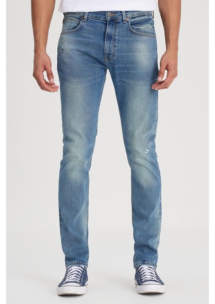 Luke Jean Pantolon Mid Blue fırsatları