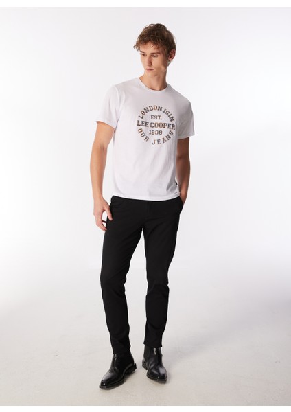 Bisiklet Yaka Beyaz Erkek T-Shirt 232 Lcm 242023 Camo Beyaz fiyatları