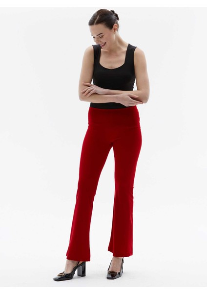 Normal Bel Standart Fuşya Kadın Pantolon 24YSL5186 fiyatları