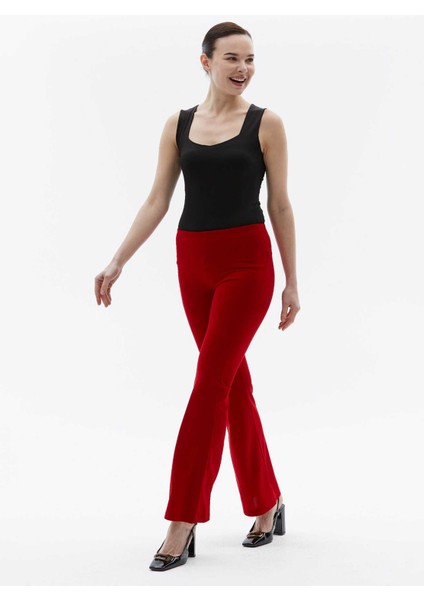 Normal Bel Standart Fuşya Kadın Pantolon 24YSL5186 modelleri