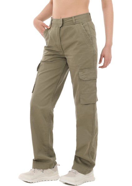 TB0A5YYK5901 Timberland Utılıty Cargo Pants Kadın Pantolon Haki