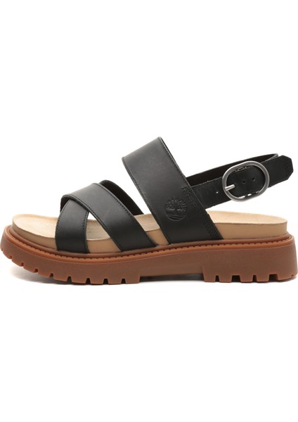 TB0A61TRW021 Timberland Backstrap Sandal Kadın Sandalet Siyah