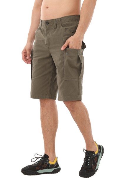 TB0A5U1BA581 Timberland Twill Cargo Short Erkek Şort ve Kapri Yeşil fiyatları