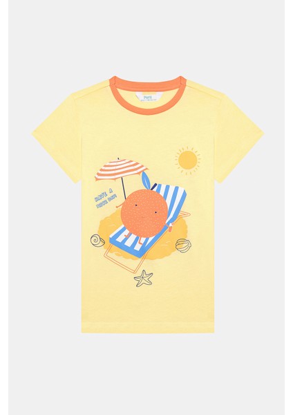 Erkek Çocuk Orange 2li Pijama Takımı