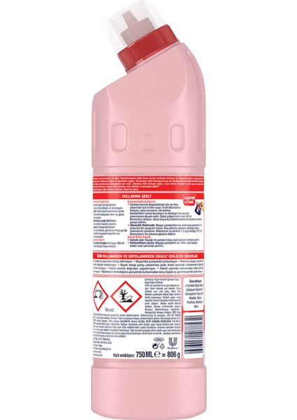 Çamaşır Suyu Beyaz Sabun Ferahlığı 750 ml X3